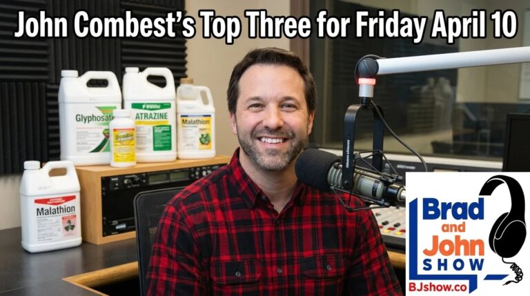 John Combest’s Top 3 for Friday April 10